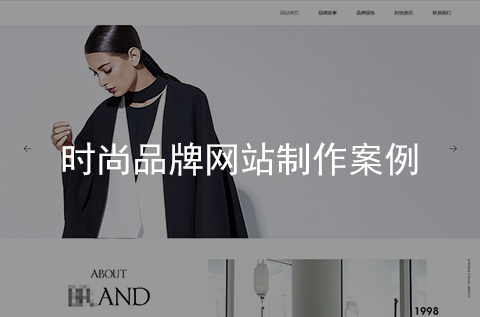 時尚品牌網(wǎng)站制作案例（石家莊網(wǎng)站建設案例）