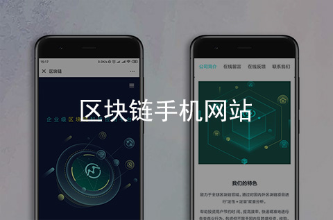 區(qū)塊鏈手機網(wǎng)站制作案例